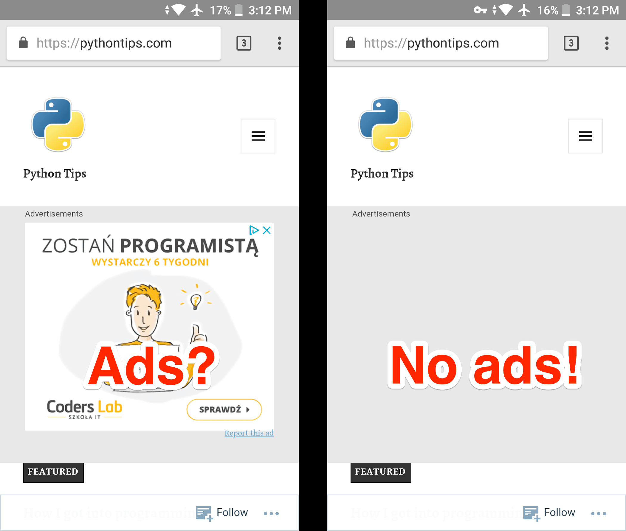 adblocker ultimate 2.23 not blocking annotations